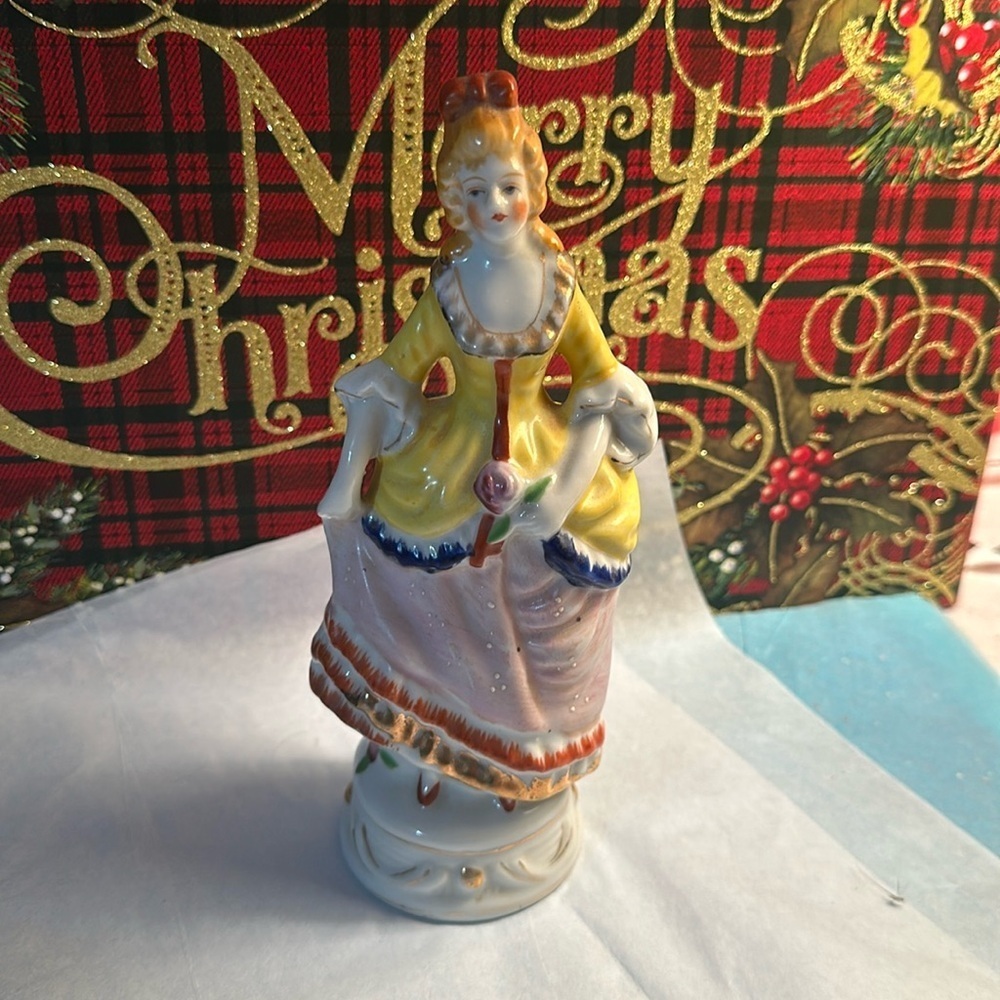Japanese porcelain woman figurine